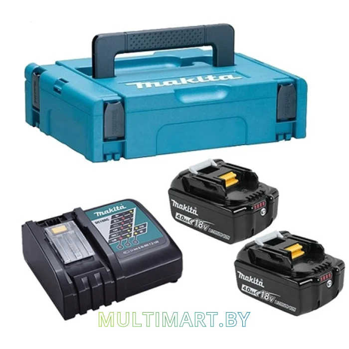 Аккумулятор с зарядным устройством Makita BL1840B + DC18RC (18В/4.0 а*ч + 18В)